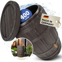 4rain vino Regenfass 400 Liter dunkelbraun