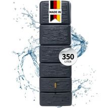 Slim wood decor Wandtank 350 Liter graphite grey - 4rain