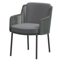 Dining Sessel Bernini platinum Gartensessel Gartenstuhl - 4seasons Outdoor