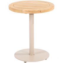 4Seasons - Volta Beistelltisch 45 cm rund 55 cm hoch latte Teak