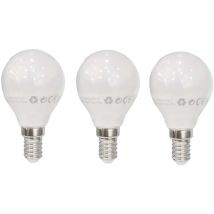 4W led G45 Golf Ball Bulb E14, 6500K Daylight (Pack of 3)