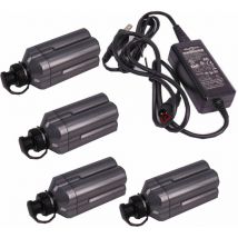 Powerwings - 4X Batterie & Chargeur Pour Daiwa/Shimano Tanacom 750 500 1000 Shimano BM2300 BM2900 Lithium