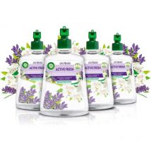 4x Air Wick Active Fresh a Lavanda Deodorante Per Ambienti Ricarica da 228ml x 4