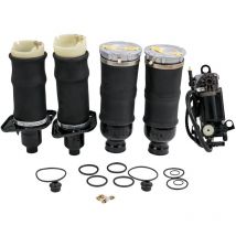 4x Avant Arriere Air Pneumatique amortisseur+ 1x pompe for Audi A6 4B C5 1.8 new