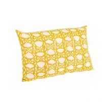 4x Coussin 40x60 en tissu ocre