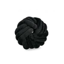 4x Coussin entwine noir D.38x10 h