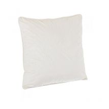 4x Coussin ivoire 50x50 en tissu