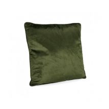 4x Coussin vert olive 50x50 en tissu