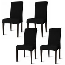 4X housses de chaise housse de chaise universelle étanche balançoire chaises housse de chaise protecteur fête noir