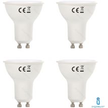 Lampadina led GU10 8W 6400K bianco freddo a+ 4 pezzi