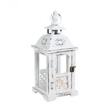 Lanterna Ismael in legno di abete e bambù – 16x16x39 cm – per uso interno ed esterno – YES EVERYDAY
