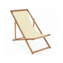 4x Noemi Ecru' Relax-Liegestuhl