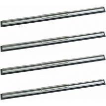 4x Fensterreiniger – streifenfreies Reinigen – 35 cm Gummilippe – für Fenster, Duschen, Fliesen – Novaliv