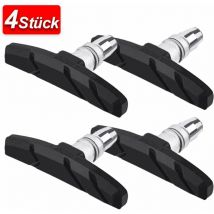 Alovez - 4x plaquettes de frein de vélo chaussures de frein plaquettes de frein v-brake Shimano Sram Tektro 70mm