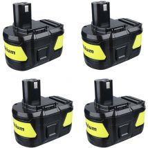 4X pour Ryobi 18v Batterie Li-Ion 7.0Ah RB18L50 RB18L40 BPL-1815 BPL-1820G BPL1820 BPL18151 P102 P103 P104 P105 P106 P107 P108