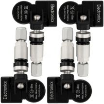 4x Reifendrucksensoren Rdks Sensoren Metallventil Schwarz Für Byd M3 2021-2022