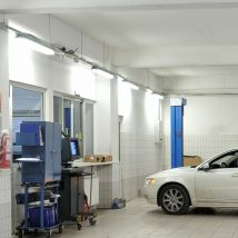 Etc-shop - 4x tubes led, luminaires, entrepôts, halls, plafonds industriels, lampes, garages, atelier, tubes pour pièces humides