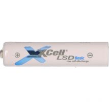 4x Xcell Micro aaa Akku lsd Basic Ni-Mh 1,2V 800mAh Tray low self discharge