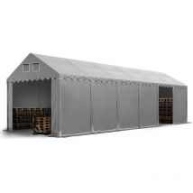 4x12m Tente de stockage Toolport pvc 800 n, h. 2,6m