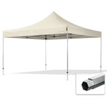 4x4 m Faltpavillon professional Alu 40mm, creme