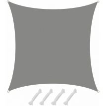 4x4 Voile d'Ombrage Etanche Toile Ombrage Carrée Voile Rectangle Toile Pergola