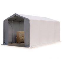 4x8m hangar Toolport pvc 850 n, h. 3m avec portes à fermeture Eclair