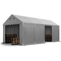 4x8m Tente de stockage Toolport pvc 800 n, h. 2,6m
