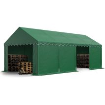 Toolport - 4x8m Tente de stockage pvc 800 n, h. 2m