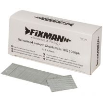 Clous galvanisés lisses, calibre 18, 5 000 pcs 32 x 1,25 mm