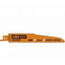 CMT - JS610VF-5 5 bimetallische säbelsägeblätter für holz/metalle 150X3,2-5X5-8TPI