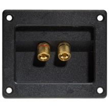 5 Bornier pour enceinte - carre - dore