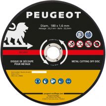 5 Disques à tronçonner 180 mm pour métaux ferreux Usage Lot 5 disques métal , Diamètre 180 mm, Epaisseur du fer 22,2 mm,
