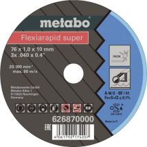 Flexiarapid Super 626870000 Disque à tronçonner 76 mm 5 pc(s) acier inoxydable - Metabo