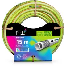Fitt - nts lime 3/4' (19mm) 15m - Robuster und flexibler Gartenschlauch in gelber Farbe für eine intensive Nutzung, mit exklusiven Technologien