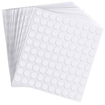 5 feuilles de ruban adhésif double face transparent pour peinture murale, ruban adhésif amovible double face