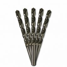 Diamwood - 5 forets métaux hss M2 Pro d. 11,5 mm x Lu. 94 x Lt. 142 mm 135° taillé, meulé pour aciers