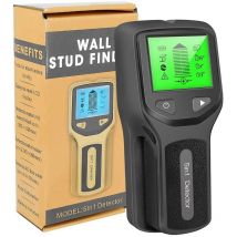 Woosien - 5-in-1 professioneller Wanddetektor, Metalldetektor, multifunktionaler Holz-Wechselstrom-Draht, Kabel, Metalldetektion, elektrischer