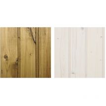 Timbela - 5 l de produit de protection blanc + 5 l de produit de protection Olivier + lots de pinceaux