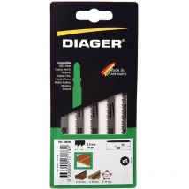 Lames scie sauteuse pour bois et plastique - L002W Pack de 5
