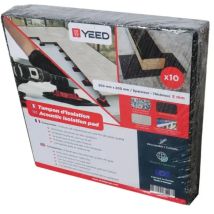 5 Mm Schalldämmmatten Für Terrassen-stelzlager - Yeed - Pack Mit 10 Einheiten