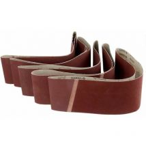 Lot de 5 bandes abrasives 100 mm x 915 mm-Grain 240