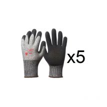 5 paires de gants hppe enduction latex L580 EuroCut - Taille: 7