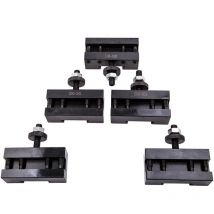 5 pcs bxa 1 Quick Change Turning & Facing Tool Post Holder 250-201 Easy