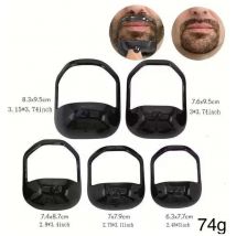 5 Pcs Outil de Mise en Forme Barbe,5 Tailles Shaper ModèLe de Barbe,Gabarit de Rasage Bouc en Plastique Pochoir à Barbe pour Hommes Barbe Styling