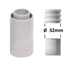 Raccordo tubo rigido guaina pari diametro tenuta stagna ø 16 20 25 32 mm IP65 in pvc grigio collegamento impermeabile 32 mm