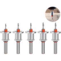 5 pièces 8mm Forets à Fraisers à Bois à Trous Coniques,Fraise pour perceuse,Fraises à Chanfreiner avec butée de profondeur et fraise à lamer,pour le