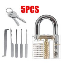 Insma - 5 pièces déverrouillage serrurier pratique serrure Pick extracteur de clé cadenas Lockpick outils Kits Jmax