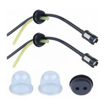 Cyslmuk - 5 Pièces Durite Essence Debroussailleuse Pieces Detachees Filtre Essence pour Tondeuse Taille Haie Taille Bordure
