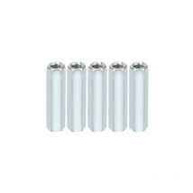 5 pièces Manchon M6 40mm, Écrou Hexagonal Écrou Long Tige de Hex Standoff Douille Écrou Fixations Filetées(M6 x 40mm)