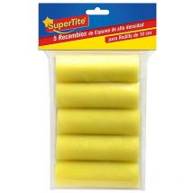 5 recargas Supertite para rodillo de espuma de 10 cm